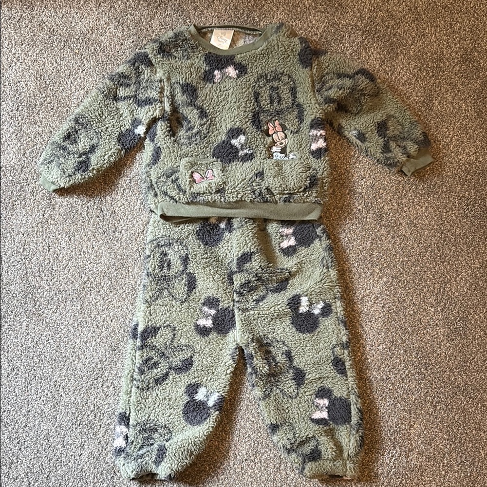 Disney Green and Black Set with Whimsical Design
